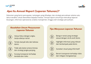 infografis kesalahan umum & tips menyusun laporan tahunan