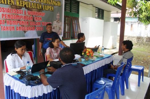 Penerbitan Sertifikat TKDN Dinas Koperasi, UKM, Perindustrian, dan Perdagangan Kab. Yapen